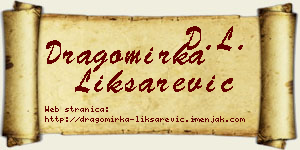Dragomirka Liksarević vizit kartica
